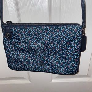 Coach floral purse